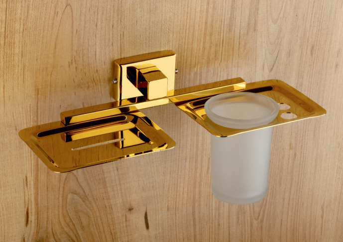 SISKO-Eagle Series-Soap Dish With Brush Holder