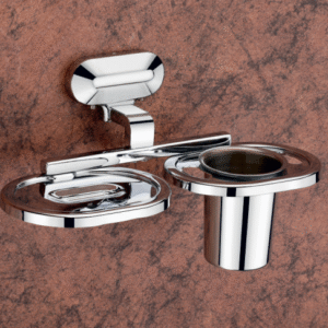 SISKO-Cartier Series-Soap Dish With Brush Holder