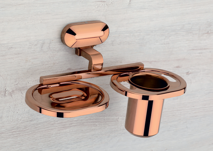 SISKO-Cartier Series-Soap Dish With Brush Holder
