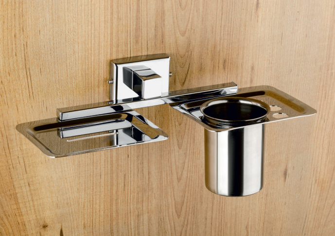 SISKO-Eagle Series-Soap Dish With Brush Holder