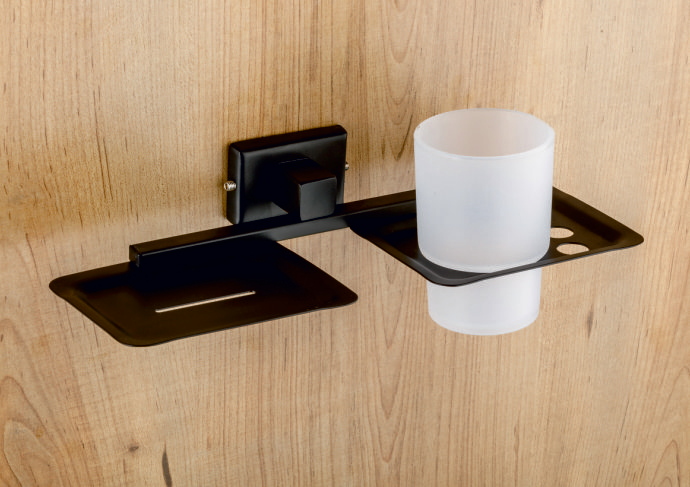 SISKO-Eagle Series-Soap Dish With Brush Holder