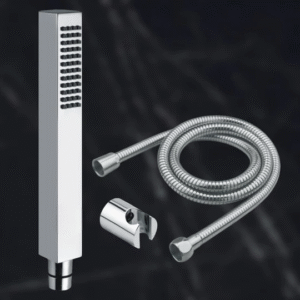Kubix hand shower SS flexible pipe & hook