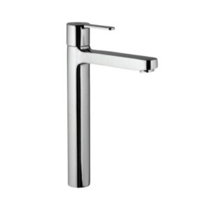 JAQUAR Fusion Series Table Mounted Tall Boy Cold ONLY Basin TAP/TAP (Chrome) | TOP Lever, Brass Body Water Tap/Faucet/Cock for Bathroom/Kitchen Wash Basin | FUS-CHR-29021N