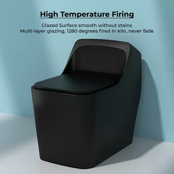 MATT BLACK WITH UF SEAT COVER  NCOT 1024 (12 INCH ) - Image 2