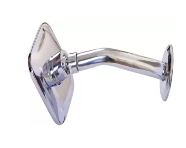 Moderated White Showers 4x4 inch wall overhead full Body shower wall Mounted with 9 inch Round showers ARM/Rod - Image 2