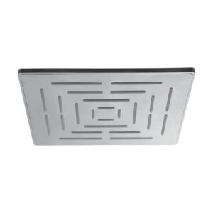 Stainless Steel Heavy duty Maze Square Overhead Shower 8X8 Inches rain shower head for bathroom Without Arm, Chrome, Polished Finish
