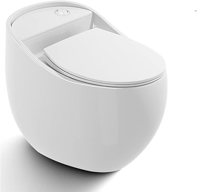 WHITE GLOSSY - WITH UF SEAT COVER FLUSHING : WASH DOWN NCOT 1012 (12 INCH )