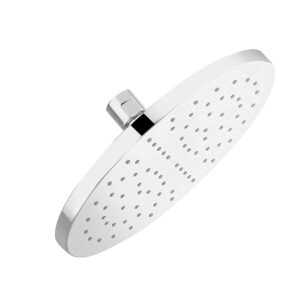 Rain Duet Shower Head for Bathroom - Polished Chrome Finish - 203mm Round Rain Shower Head - Katalyst Air-induction Spray Technology - 3 Types of Spray Modes - Wide Coverage 73198IN-CP