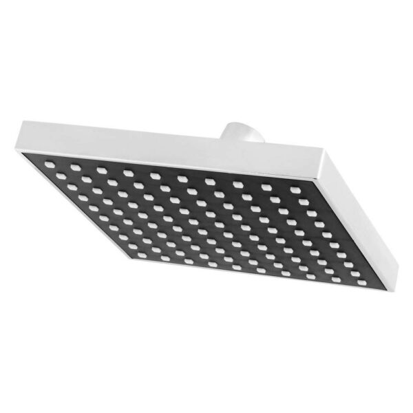 6x6 (6inch) Square Heavy ABS Rain Shower Head Without Arm (Silver, Chrome Finish) - Image 3