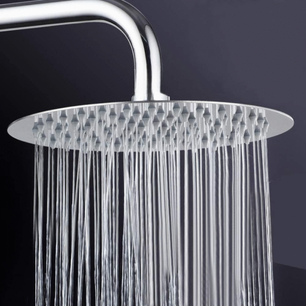 ROUND 8X8 (8Inch) Over Head Rain Shower with Round Shower arm (15Inch Arm) - Image 3