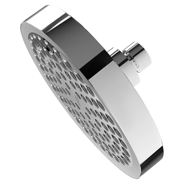 Rain Shower Head High Pressure Spa System, Luxury Bathroom Showerhead with Chrome Plated Finish, Adjustable Angles, Anti-Clogging Silicone Nozzles - Image 2