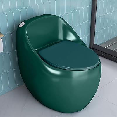 WHITE GLOSSY - WITH UF SEAT COVER NCOT 1037 (12 INCH )