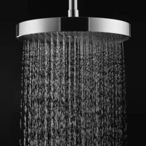 SHR22195, ABS,10-INCH Round Single Flow Overhead Shower