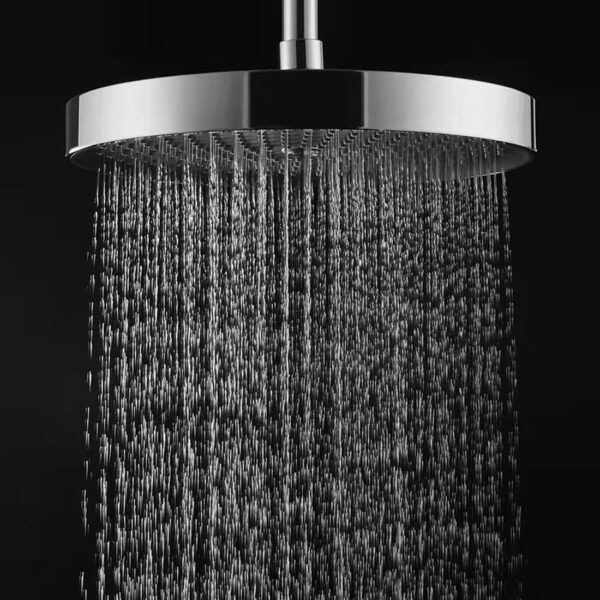 SHR22195, ABS,10-INCH Round Single Flow Overhead Shower