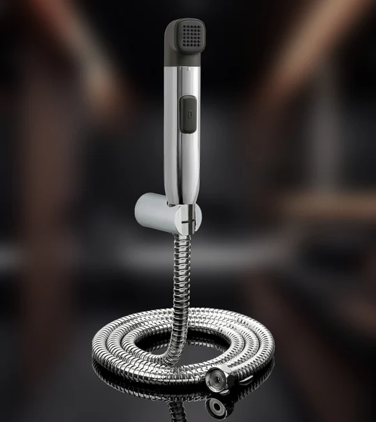 Amex dual flow health faucet with ss hose & hook