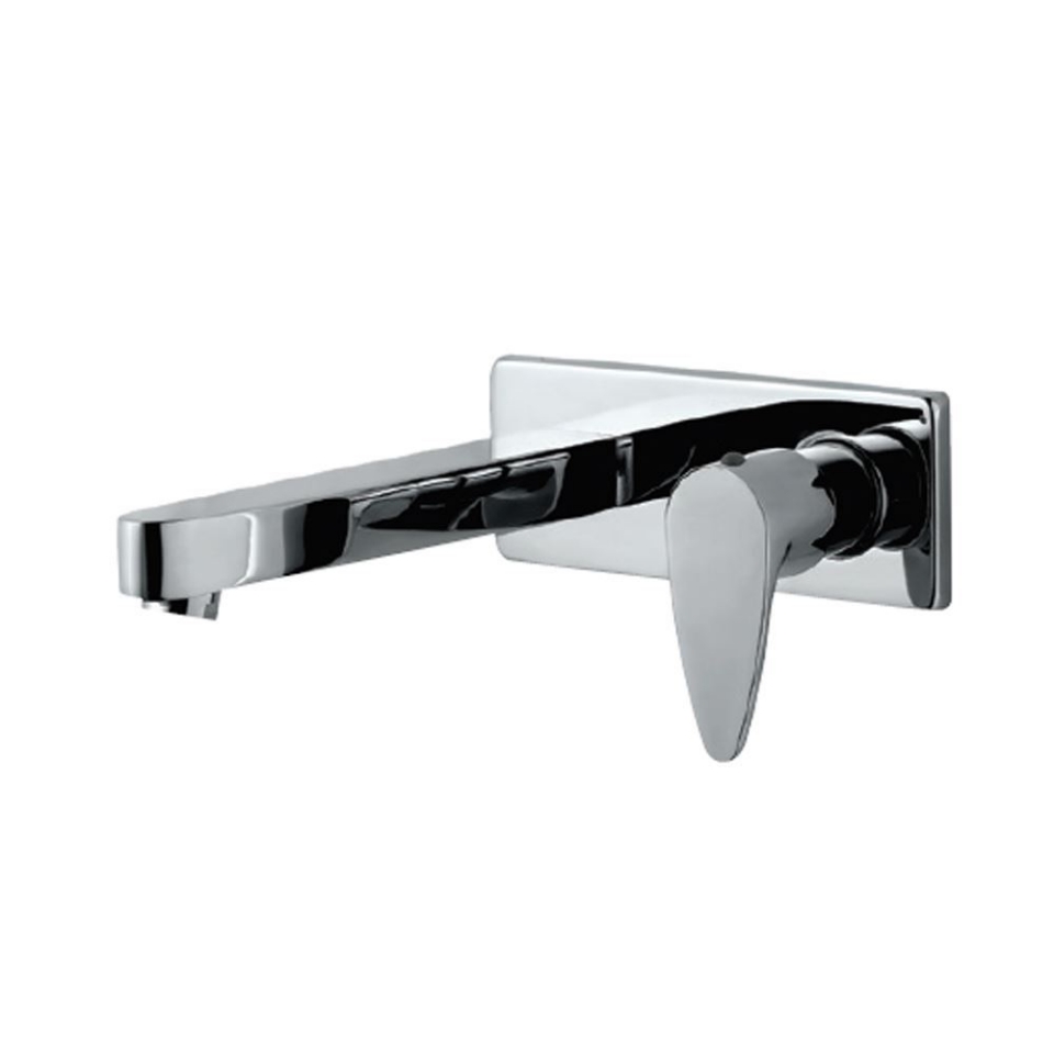 VGP-81441K Exposed Part Kit of Single Concealed Stop Cock Consisting of Operating Lever, Cartridge Sleeve, Wall Flange (with Seals) & Basin Spout (Compatible with ALD-441)