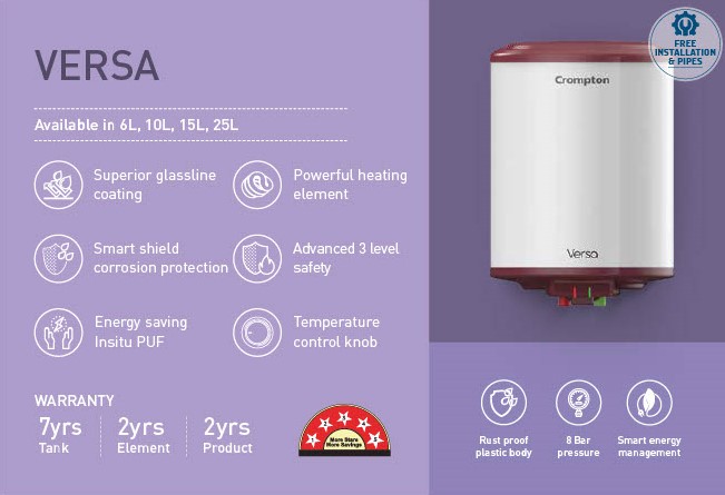 Versa water heater