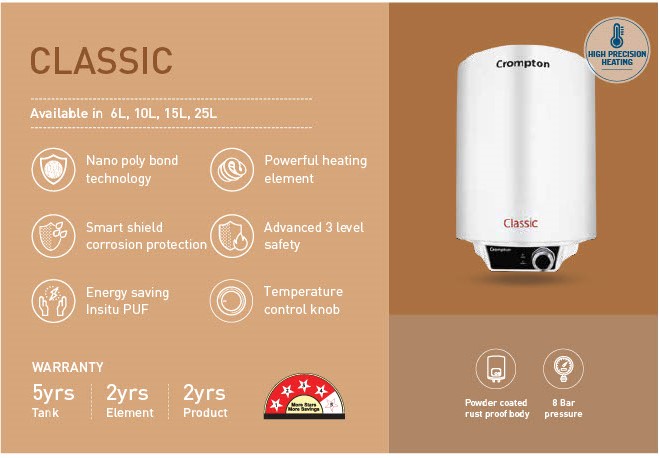 Classic water heater