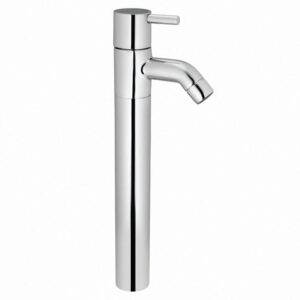 JAQUAR Florentine Series Table Mounted Regular Cold ONLY Basin TAP/TAP (Chrome) | TOP Lever, Brass Body Water Tap/Faucet/Cock for Bathroom/Kitchen Wash Basin | FLR-CHR-5021M