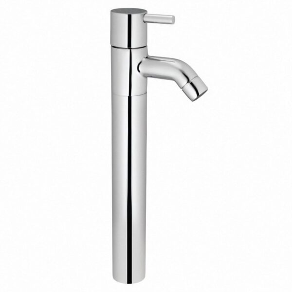 JAQUAR Florentine Series Table Mounted Regular Cold ONLY Basin TAP/TAP (Chrome) | TOP Lever, Brass Body Water Tap/Faucet/Cock for Bathroom/Kitchen Wash Basin | FLR-CHR-5021M