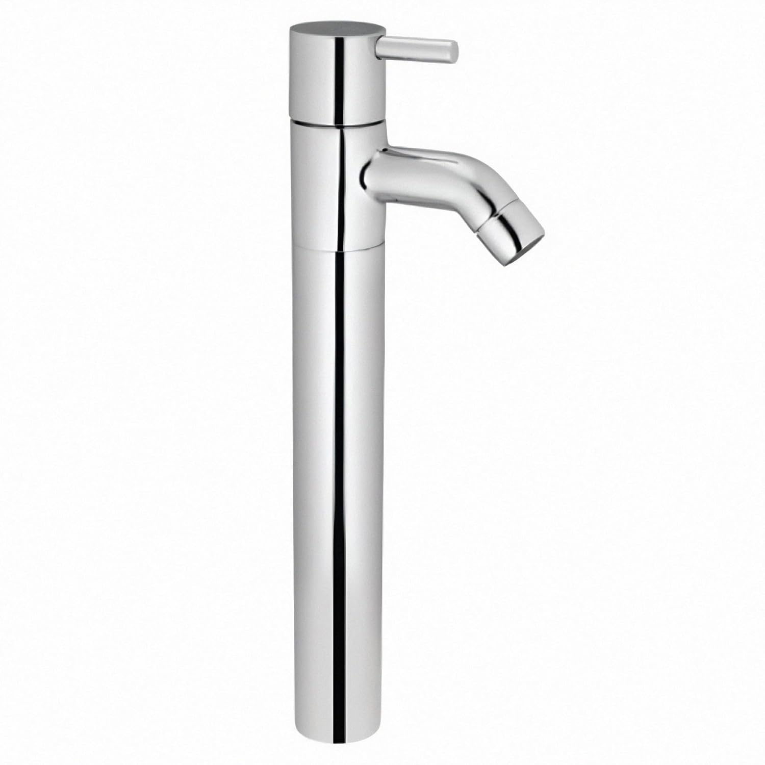 JAQUAR Florentine Series Table Mounted Regular Cold ONLY Basin TAP/TAP (Chrome) | TOP Lever, Brass Body Water Tap/Faucet/Cock for Bathroom/Kitchen Wash Basin | FLR-CHR-5021M