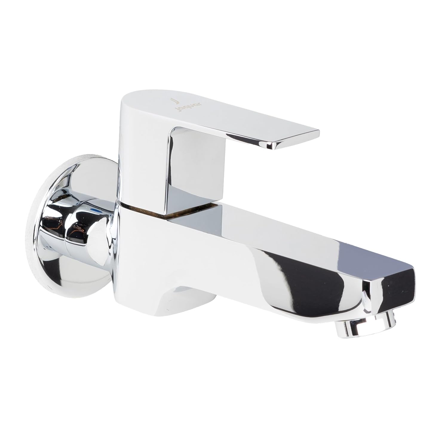 JAQUAR ARIA Series Wall Mounted WC Area BIB Cock/Valve (Chrome) | Top Lever, Brass Body, with Wall Flange | Bib Tap for Bathroom, Toilet, Home | ARI-CHR-39037 - Image 3