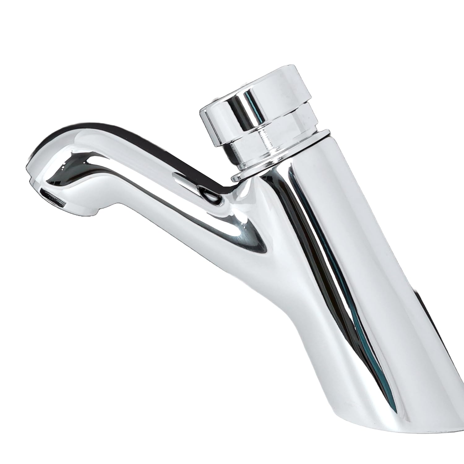 JAQUAR PRESSMATIC TAPS Series Vessel Sink Mount COLD ONLY BASIN TAP AUTO STOP (Chrome) | BUTTON PRESS LEVER, Brass Body Water Tap/Faucet/Cock for Bathroom/Kitchen Wash Basin | PRS-CHR-031 - Image 6