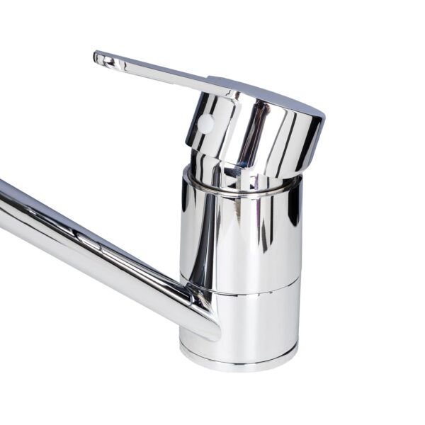 JAQUAR FUSION Series Vessel Sink Mount HOT and COLD BASIN MIXER (Chrome) | TOP LEVER, Brass Body Water Tap/Faucet/Cock for Bathroom/Kitchen Wash Basin | FUS-CHR-29173B - Image 2