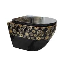 Wall mounted BLACK & GOLD