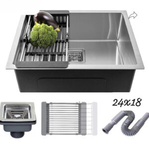 Stainless Steel Kitchen Sink with Accessories