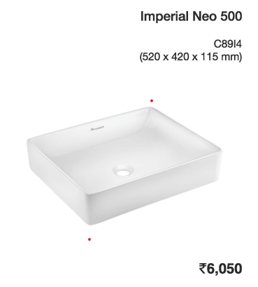 Imperial Neo 500 ( C89I4 ) - Basin