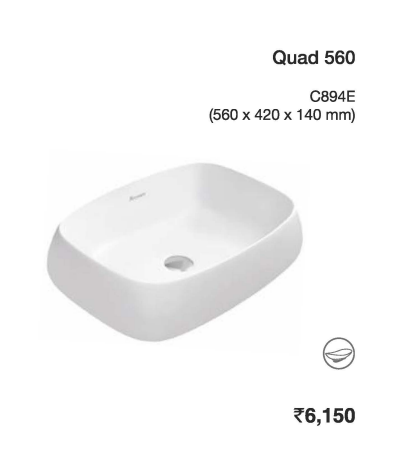 Quad 560 C894E - Basin