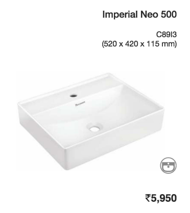 Imperial Neo 500 (C89I3) - Basin
