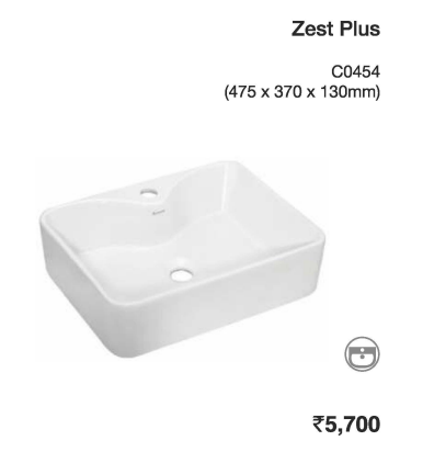 Zest Plus (C0454) - Basin