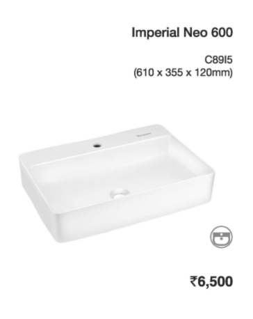 Imperial Neo 600 C8915 - Basin
